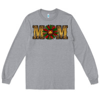 Heather Grey christmas mom (1) Long Sleeve Tee - RanaPortraitStore