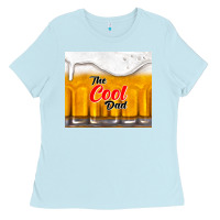Baby Blue the cool dad and beer Ladies Tee - TumblerDesignByShophia