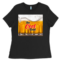 Black the cool dad and beer Ladies Tee - TumblerDesignByShophia