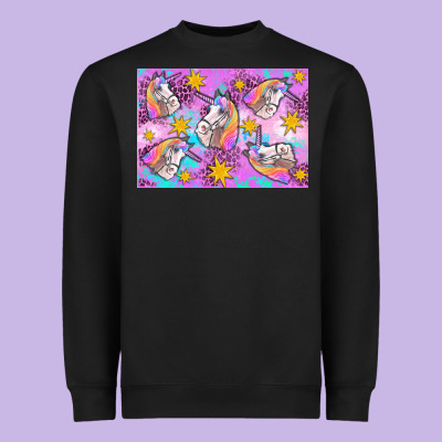 Unicorn Heavyweight Sweatshirt Designed By Artiststas