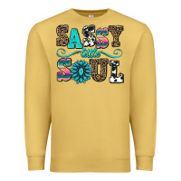 Antique Gold sassy little soul Premium Sweatshirt - AdoDesignShop