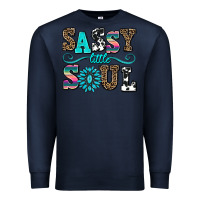 Navy sassy little soul Premium Sweatshirt - AdoDesignShop