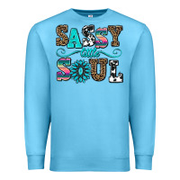 Ocean Blue sassy little soul Premium Sweatshirt - AdoDesignShop