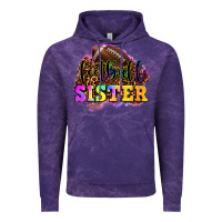 Cloud Purple football sister Vintage Hoodie - OliviaCreatesArt
