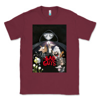 Burgundy Graphic Movies  badguys film Mens Funny Classic Tee - longCreatives