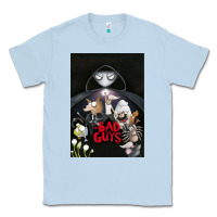 Dusty Blue Graphic Movies  badguys film Mens Funny Classic Tee - longCreatives