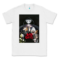 White Graphic Movies  badguys film Mens Funny Classic Tee - longCreatives