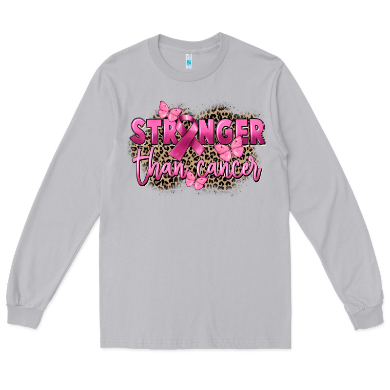 Stronger Than Cancer Long Sleeve Tee by FaDigitalArtStudio | Teevron