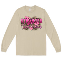 Mushroom Stronger than Cancer Long Sleeve Tee - FaDigitalArtStudio