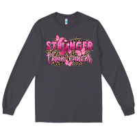 Smoke Stronger than Cancer Long Sleeve Tee - FaDigitalArtStudio