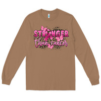 Toasted Coconut Stronger than Cancer Long Sleeve Tee - FaDigitalArtStudio