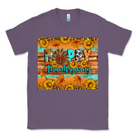 Lavender Happy Thanksgiving Classic Tee - Artiststas