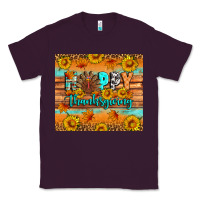 Plum Happy Thanksgiving Classic Tee - Artiststas
