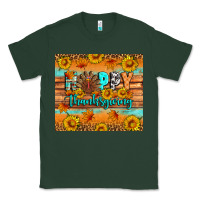 Sports Green Happy Thanksgiving Classic Tee - Artiststas