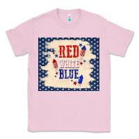 Bubblegum Pink red white blue Classic Tee - TumblerDesignByShophia