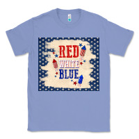 Colony Blue red white blue Classic Tee - TumblerDesignByShophia