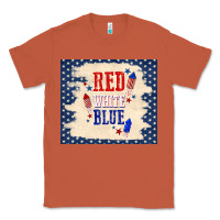 Copper red white blue Classic Tee - TumblerDesignByShophia