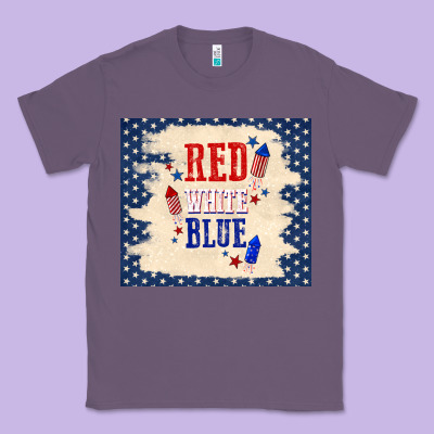 Red White Blue Classic Tee Designed By Tumblerdesignbyshophia