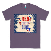 Lavender red white blue Classic Tee - TumblerDesignByShophia