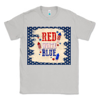 Moon Dust red white blue Classic Tee - TumblerDesignByShophia