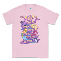 Bubblegum Pink My Little Pony Father's Day Group Shot This Dad Is Classic Tee - longCreatives