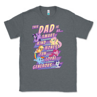 Charcoal Heather My Little Pony Father's Day Group Shot This Dad Is Classic Tee - longCreatives