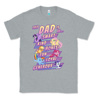 Heather Grey My Little Pony Father's Day Group Shot This Dad Is Classic Tee - longCreatives