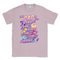 Lilac My Little Pony Father's Day Group Shot This Dad Is Classic Tee - longCreatives
