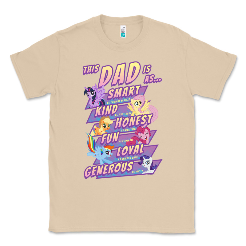 My Little Pony Father's Day Group Shot This Dad Is Classic Tee by longCreatives | Teevron