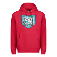 Cardinal Christmas Pocket Premium Hoodie - CowhideDigitalArt