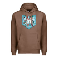 Chestnut Christmas Pocket Premium Hoodie - CowhideDigitalArt