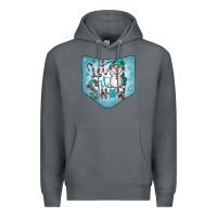 Rock Christmas Pocket Premium Hoodie - CowhideDigitalArt