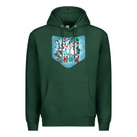 Sports Green Christmas Pocket Premium Hoodie - CowhideDigitalArt