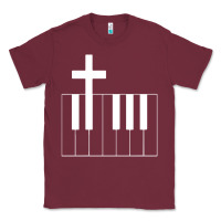Burgundy Church Organist Classic Tee - longCreatives