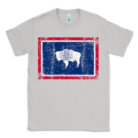 Moon Dust State of Wyoming Flag Fun Vintage Retro Fall Hiking Classic Tee - longCreatives