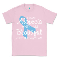 Bubblegum Pink I Have Alopecia Awareness, I Am Beautiful Just Th Classic Tee - longCreatives