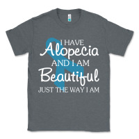 Charcoal Heather I Have Alopecia Awareness, I Am Beautiful Just Th Classic Tee - longCreatives