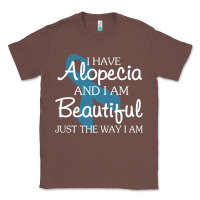 Chestnut I Have Alopecia Awareness, I Am Beautiful Just Th Classic Tee - longCreatives