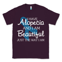 Plum I Have Alopecia Awareness, I Am Beautiful Just Th Classic Tee - longCreatives