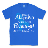 True Royal I Have Alopecia Awareness, I Am Beautiful Just Th Classic Tee - longCreatives