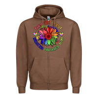 Chestnut oncology team sunflower Zipper Hoodie - BarkalooDesign