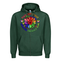 Sports Green oncology team sunflower Zipper Hoodie - BarkalooDesign