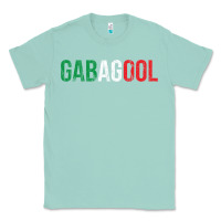 Seafoam Gabagool New Jersey Italian Flag Food Sicilian Cap Classic Tee - longCreatives