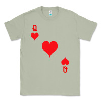 Matcha Queen Of Hearts  Playing Card   Halloween Costume Classic Tee - longCreatives