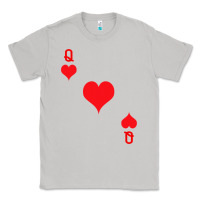 Moon Dust Queen Of Hearts  Playing Card   Halloween Costume Classic Tee - longCreatives