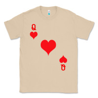 Mushroom Queen Of Hearts  Playing Card   Halloween Costume Classic Tee - longCreatives