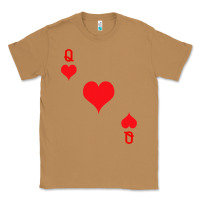 Toasted Coconut Queen Of Hearts  Playing Card   Halloween Costume Classic Tee - longCreatives