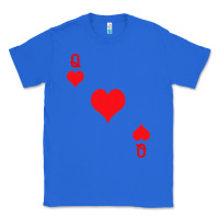 True Royal Queen Of Hearts  Playing Card   Halloween Costume Classic Tee - longCreatives