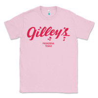 Bubblegum Pink GILLEY S BAR URBAN COWBOY GILLEYS TEXAS Classic Tee - longCreatives