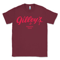 Burgundy GILLEY S BAR URBAN COWBOY GILLEYS TEXAS Classic Tee - longCreatives